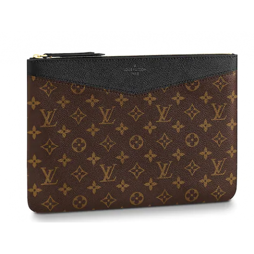 Оригинална чанта Louis Vuitton Monogram Canvas DAILY POUCH M62048 черна