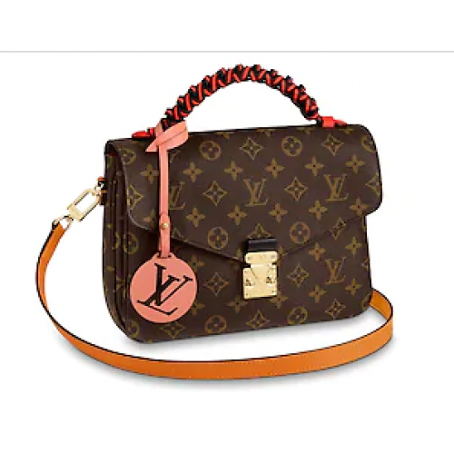 Оригинална чанта Louis Vuitton Monogram Canvas POCHETTE METIS M43984 Кафява
