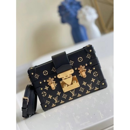Оригинална чанта Louis Vuitton PETITE MALLE M57817 черна