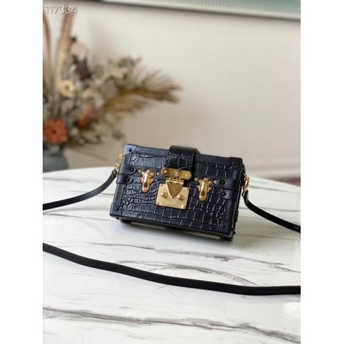 Оригинална чанта Louis Vuitton PETITE MALLE N92049 черна