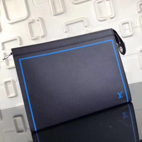 Louis vuitton оригинал POCHETTE VOYAGE MM M30577 черен