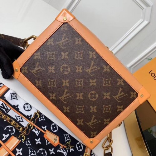 Оригинална чанта Louis Vuitton SOFT TRUNK M44478 жълта