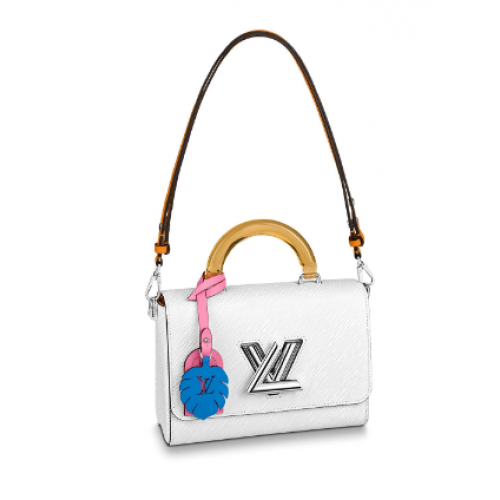 Оригинална чанта Louis Vuitton TWIST Medium M56132 бяла