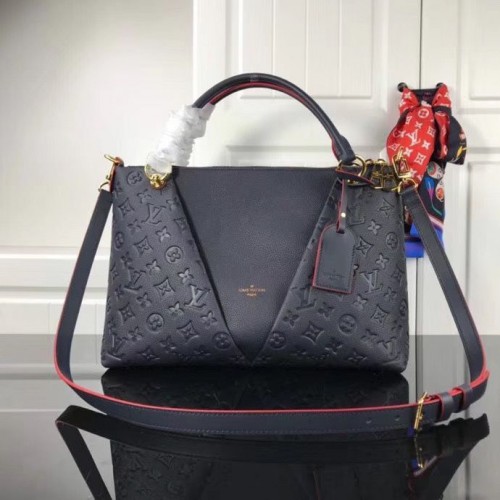 Оригинална чанта Louis Vuitton V TOTE BB M44397 Тъмносин