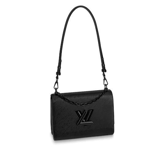 Louis Vuitton оригинална епи кожа TWIST MM M53236 черна