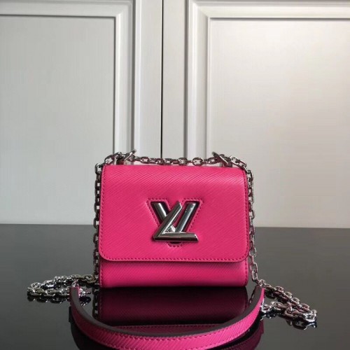 Louis Vuitton оригинална епи кожа TWIST MM M66119 роза
