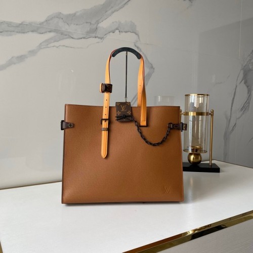 Оригинална кожена чанта Louis Vuitton M30723 кафява