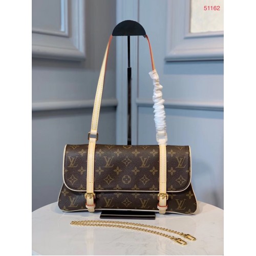 Оригинална кожена чанта Louis Vuitton Monogram Canvas M51162