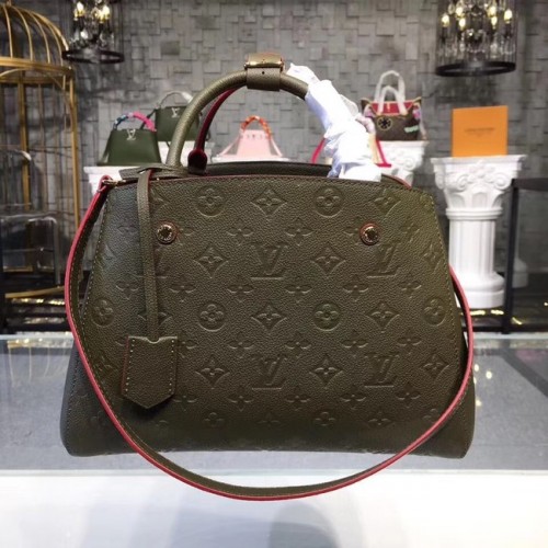 Чанта Louis Vuitton Original Mongram Print Montaigne PM M43660 Green