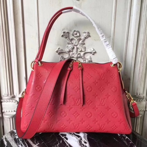 Louis Vuitton оригинален печат на монграм PONTHIEU PM M43721 червен
