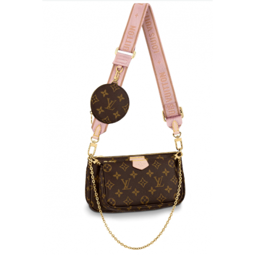 Louis vuitton оригинална платнена чанта с монограм през рамо MULTI-POCHETTE ACCESSOIRES M44813