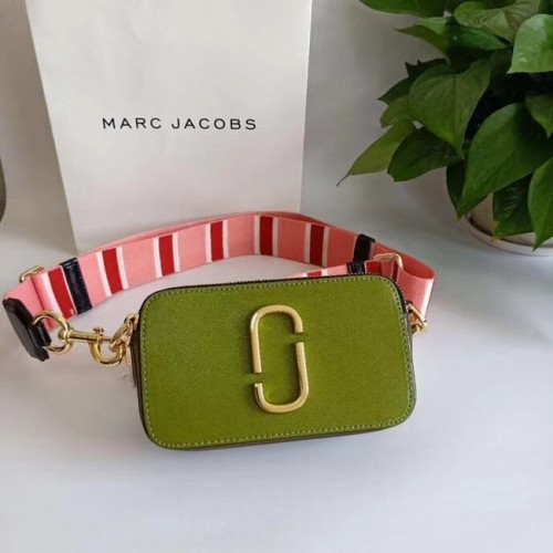 Чанта през рамо от сафианова кожа MARC JACOBS Snapshot 23771