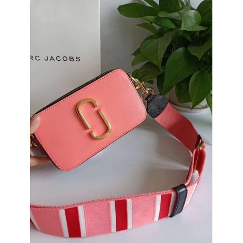 Чанта през рамо от сафианова кожа MARC JACOBS Snapshot 23779