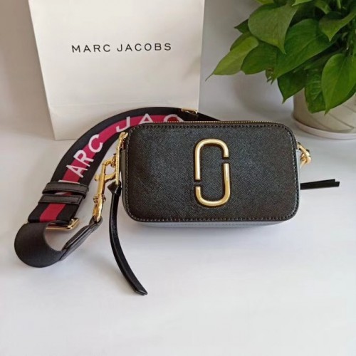 Чанта през рамо от сафианова кожа MARC JACOBS Snapshot 23780