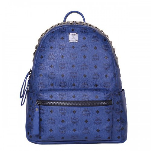 Раница MCM Medium Top с копчета MC4232 в кралски цвят