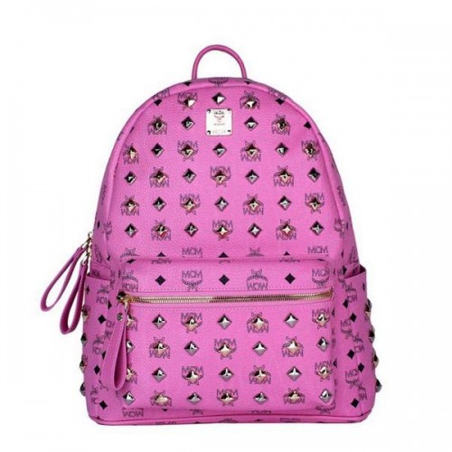 Раница MCM Stark Studded Medium MC2089 Розова