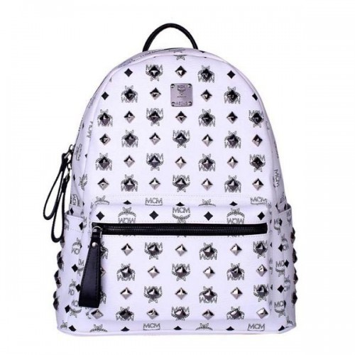 Раница MCM Stark Studded Medium MC2089 бяла