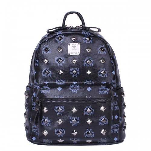 Малка раница MCM Stark Studded MC2089S, черна