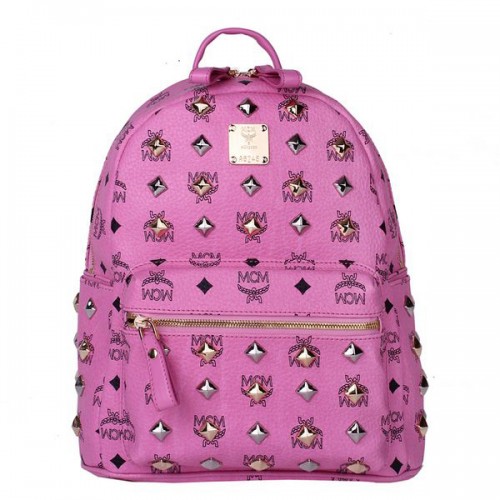 Малка раница MCM Stark Studded MC2089S Rosy