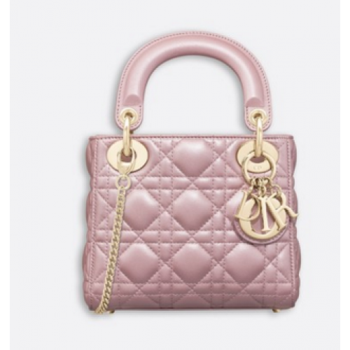 MINI LADY DIOR-TAS VAN LAMSLEER M15P розово