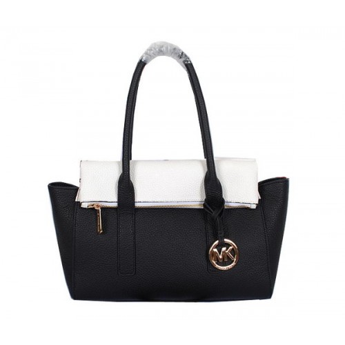 Чанта Michael Kors Jet Set Travel Tote MK7799 черно-бяла