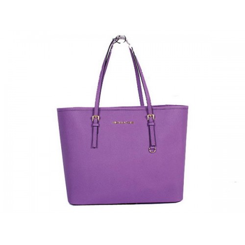 Чанта Michael Kors Jet Set Travel Tote MK8703 в лилаво