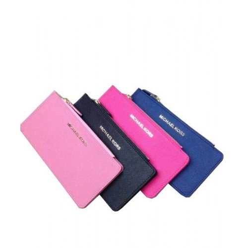 Кожен калъф за визитки Michael Kors MK3013 Saffiano