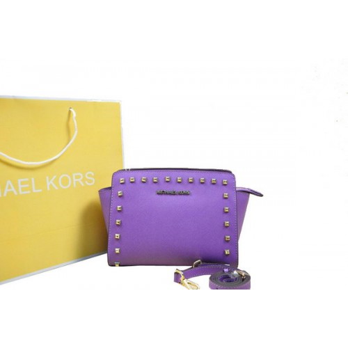 Чанта Michael Kors Mini Selma Messenger MK1888 Лавандула