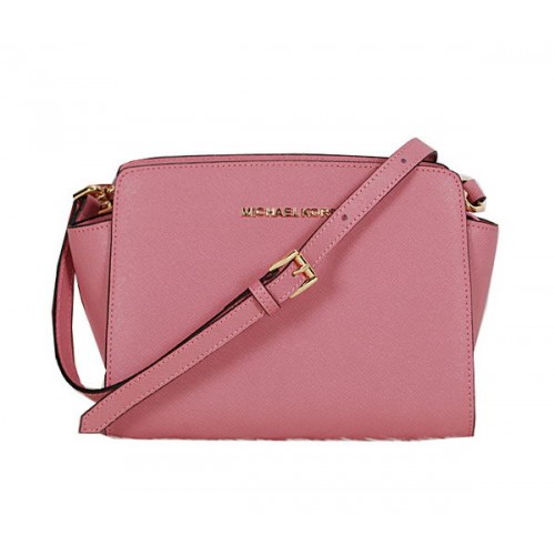 Чанта Michael Kors Mini Selma Messenger MK8701 Розова