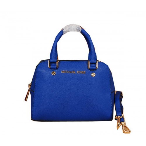 Чанта Michael Kors Original Saffiano Leather Top Handle MK2603 Blue