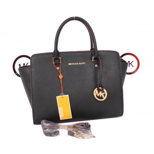 Чанта Michael Kors Selma с цип отгоре MK115 черна