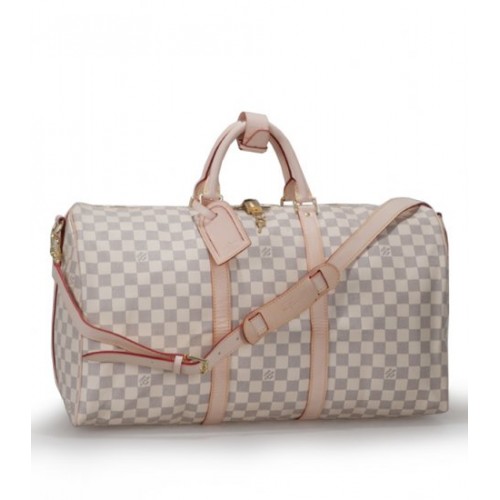 Чанта Louis Vuitton Monogram Canvas Keepall 50 с презрамка за рамо N41430