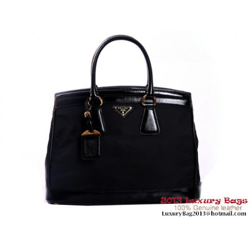 Чанта Prada Bluette Saffiano Leather Lux Canvas BN2402 черна