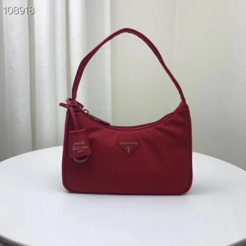 Мини чанта Prada Re-Edition 2000 от найлон 1NE515 червена