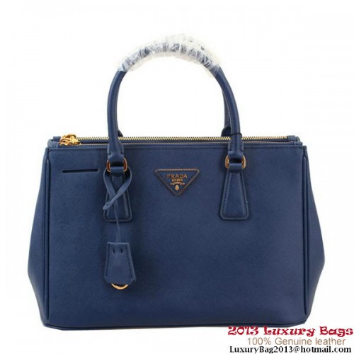 Мъжка чанта Prada Saffiano 30 см BN1801 - RoyalBlue