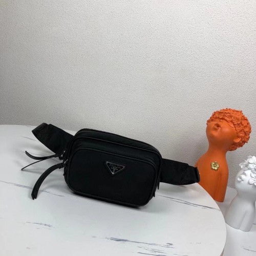 Чанта за колан Prada Saffiano 1BL010 черна