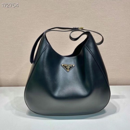 Кожена чанта за рамо Prada Saffiano 5589 черна