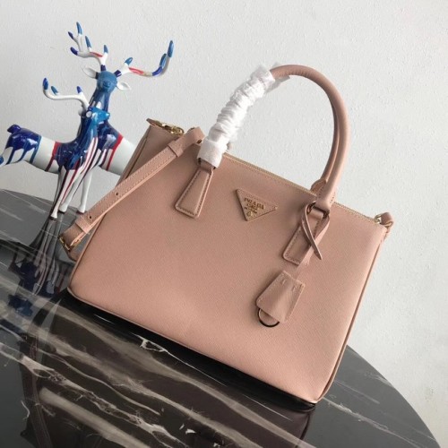 Чанта Prada Saffiano Original от кожа 1BA1801 светло розова