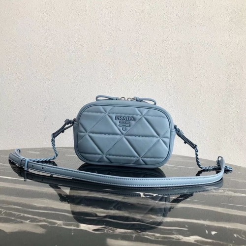 Чанта за рамо Prada Spectrum 1BH141 светло синя