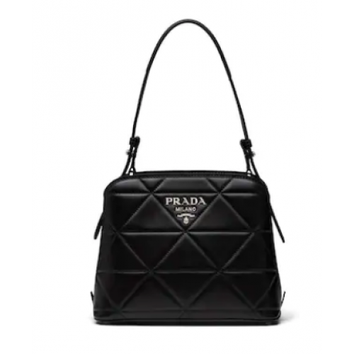 Малка кожена чанта Prada Spectrum 1BA311 черна