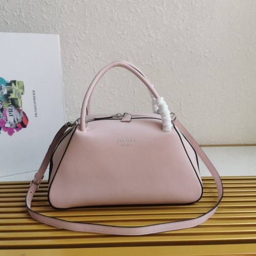 Кожена чанта Prada Supernova 1BD665 розова