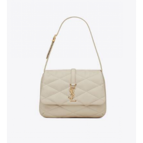 Чанта за рамо SAINT LAUREN LE 57 HOBO от ватирана агнешка кожа 698567 ANTIQUE VINTAGE