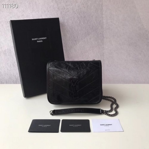 Чанта за рамо SAINT LAURENT Niki Mini 03743 черна