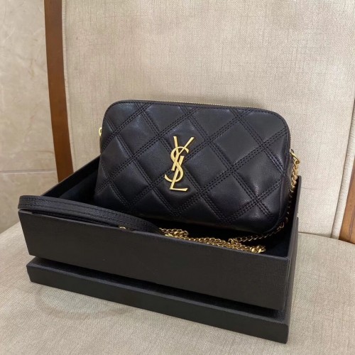 Чанта за рамо SAINT LAURENT Original Leather Y565041 черна