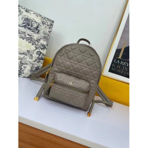 МАЛКА РАНИЦА DIOR Cannage Lambskin M9222U Taupe