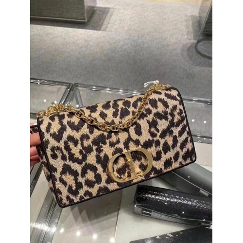 МАЛКА ЧАНТА DIOR CARO от бежово, многоцветно кадифено платно Mizza, бродирано M9241UTHG