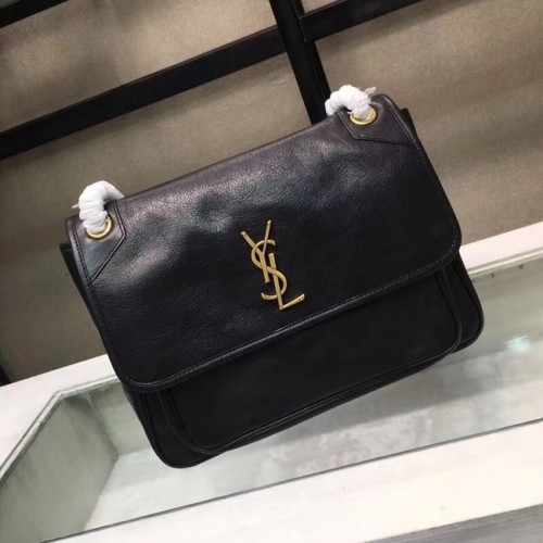 Чанта за през рамо Saint Laurent Niki Large Monogram 2829 черна