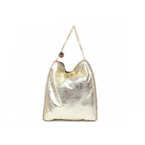 Голям клъч Stella McCartney 839 светлозлатист Falabella