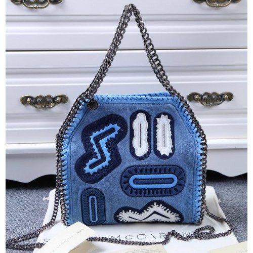 Дънкова чанта Stella McCartney Falabella SMC8863 синя