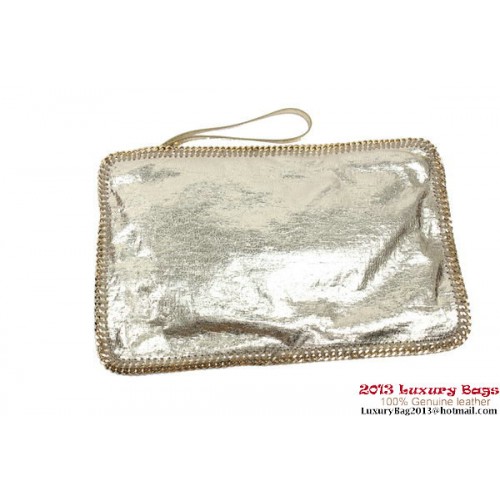 Чанта Stella McCartney Falabella Fold Over Clutch 832 светлозлатиста